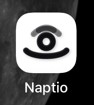 Naptio icon visible on the iPhone Home Screen